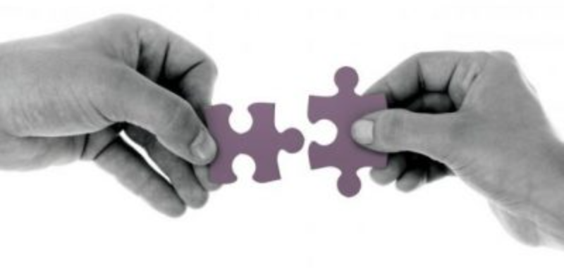 jigsaw pieces depicting the industry being connected portable appliance testing trade association is connecting people