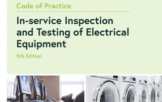 IET New code of practice for inspection and testing of electrical equipment front cover of the book
